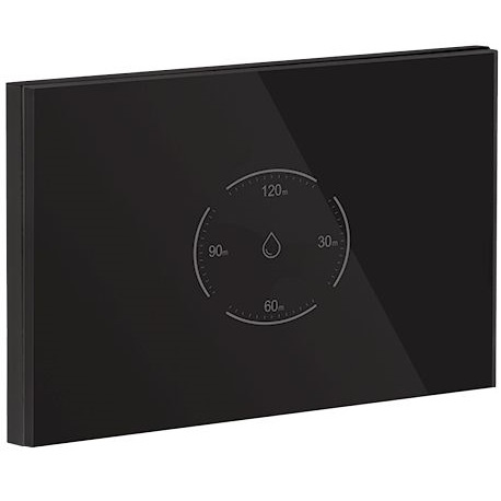 מפסק חכם לדוד באמצעות WiFi לקופסא 3 מקום Smartr &lrm;TOUCH GLASS WIFI שחור