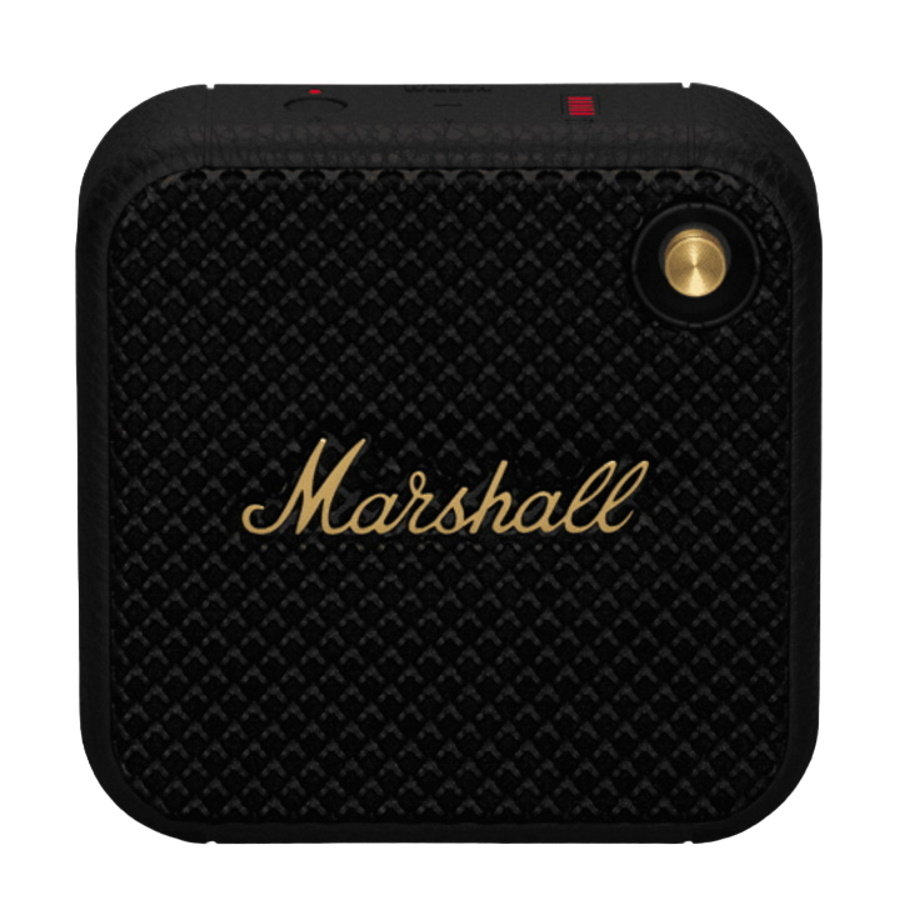 רמקול בלוטות' נייד Marshall &lrm;Willen שחור משולב פליז