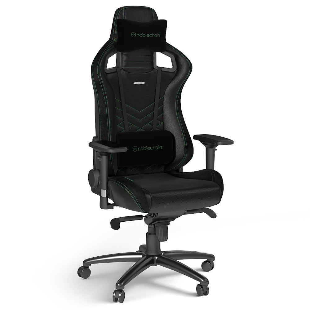 כיסא גיימינג Noblechairs &lrm;EPIC BLACK/GREEN
