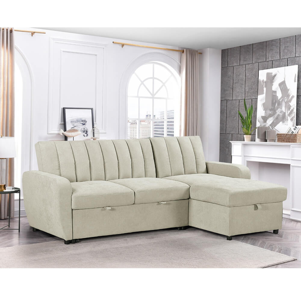 תמונה של מערכת ישיבה פינתית נפתחת למיטה home decor