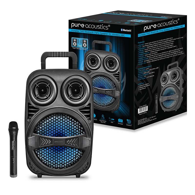 בידורית קריוקי ניידת pure acoustics