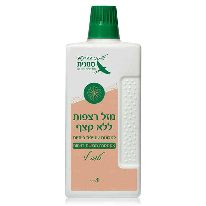 תמיסת ניקוי לשוטף רצפות ללא קצף - 1 ליטר Snunit &lrm;טוב לי - אפרסק